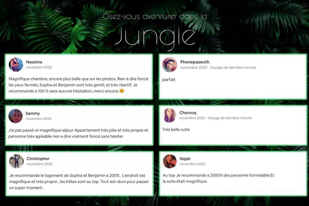 Secret Suite "Jungle" - Jacuzzi Privatif - Gare Rer C - Proche Paris Bretigny-sur-Orge Bagian luar foto